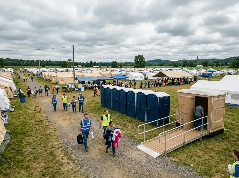disaster-relief-camp-restrooms-010 — frequently asked questions, Dumpster & Portable Bathrooms Rental in Riverview, MI